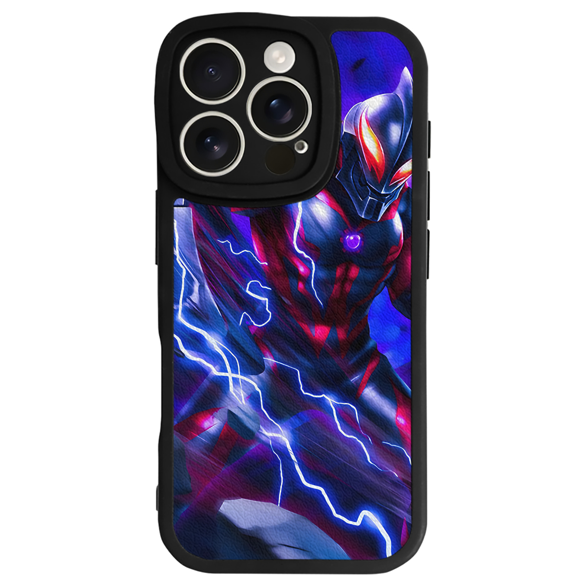 （画像用） ウルトラマン Ultraman 【iPhone 16シリーズ対応】シリコンスマホケース（レザー調） 材質：シリコン
